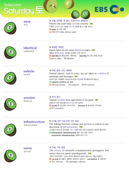 2026년 4월 11일 토요일 Today's Pick